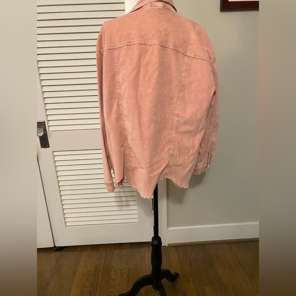 Pink Plus size 1X/2X Corduroy Jacket from Tall Oaks Boutique - Picture 4 of 4